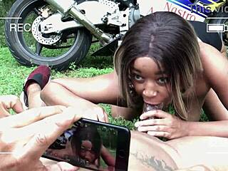 Don Whoe Bends Nina Rivera Over Motorcycle For Intense Ride