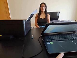 latina maid fucks boss every hour on contract