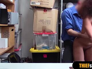 sporty ebony teen chick bent over for rough doggystyle fucking