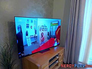 Busty British babe tricked into sucking cock for first time in reality show