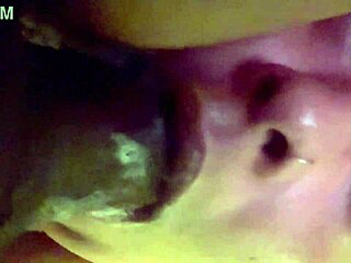 does the mixed girl eat the big black cock?