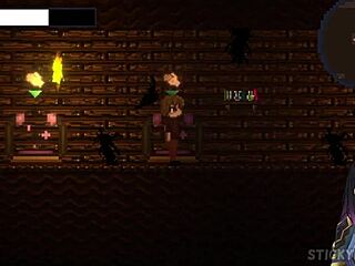 In drain mansion, the horny step-sis turns into a succubus for hentai sex