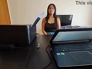 latina maid fucks boss every hour on contract