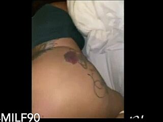 Thick Latina hotwife enjoys doggystyle with big black cock.