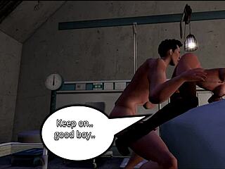 Horny Halloween nurse sucking big cock 😈