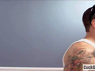 Sarah Jessie cheats on boyfriend with raw intensity.