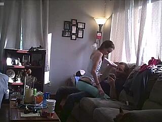 amateur wife caught cheating at home