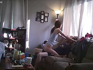 amateur wife caught cheating at home
