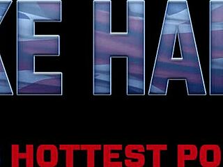 Brit in stockings jerks and rides.