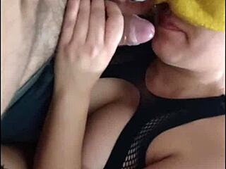 Sexy latina teen deepthroats friend after school, he takes advantage and throat fucks her