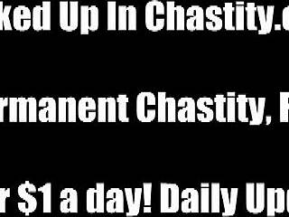 Oh wow, naughty boys gotta be locked in chastity! 😈