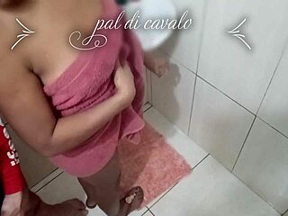 I Found My Cute Prostitute in the Bathroom and She Begged to See My Pal