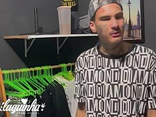 Photographer seduces straight client into gay anal and tit licking with tattoos. 😏