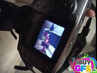 Hot Brunette Strips Naked Showing Natural Tits in Photoshoot