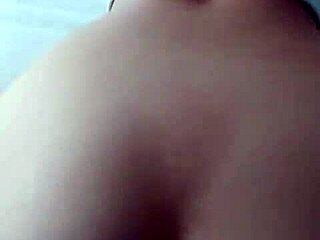 This couple gets messy with hot action, leaving cum on her tight ass.