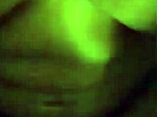 Ebony Tinder Girl Stretched Out Again With Panties To The Side - Cumshot