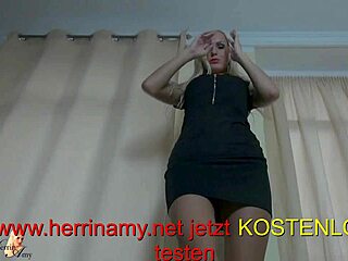 Slave, jerk off for your femdom mistress in this bdsm session