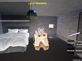 Roblox porn with wild anal action