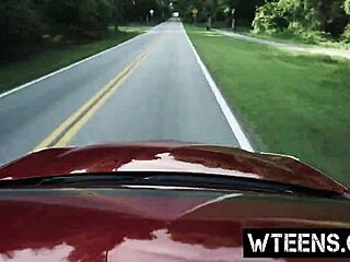 lovely blonde teen's scary sex joyride experience.