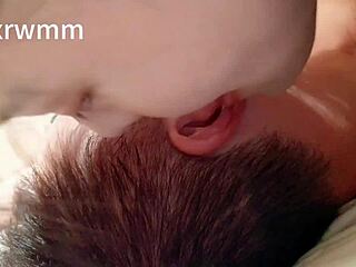 Wow, this blowjob with head pressing deep throat is amazing!