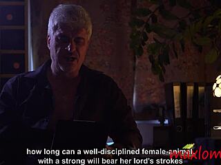 Sexy milf endures intense whipping on her back.