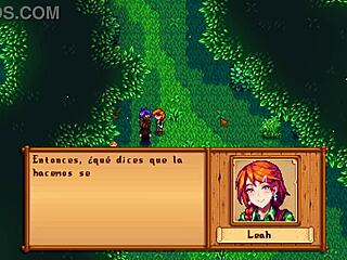 Leah and Abigail team up for a steamy threesome in Stardew Valley.