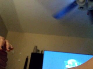 I'm giving a naughty blowjob to him right now.