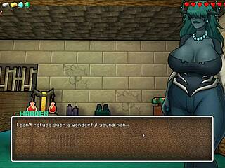 in hornycraft, creeper girl and piglette suck my monster cock deep