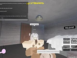 Roblox porn with wild anal action