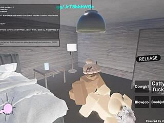Roblox porn with wild anal action