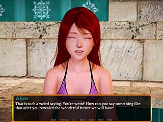 Redhead with small tits joins new family adventure