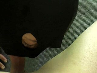 A submissive woman licks ass