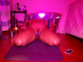 professor gaia teaches naked yoga with big tits and ebony skin