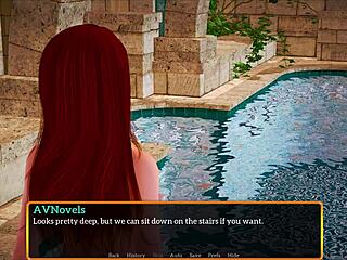 Redhead with small tits joins new family adventure