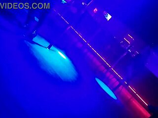 Go-Go Dancer Pulls Married Brunette To Dance