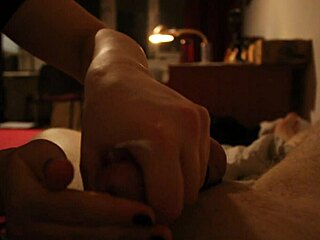 18-Year-Old Girl Delivers Oiled Handjob During Sensual Massage