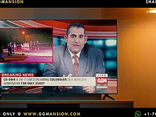 Latina Blonde Brunette Kneeling, Fingering Big Asses in Lesbian Fun