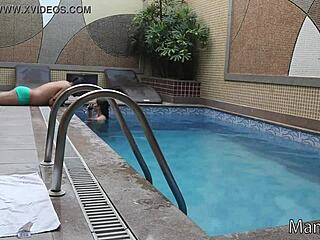 Couldn’t resist and gave my ass and pussy to the director raw before filming!