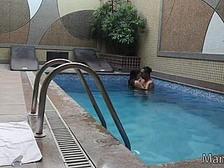 Couldn’t resist and gave my ass and pussy to the director raw before filming!