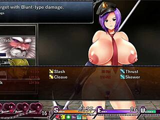 karryn’s prison hentai game: final naked fight with captain in ep 21