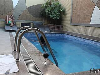 Couldn’t resist and gave my ass and pussy to the director raw before filming!