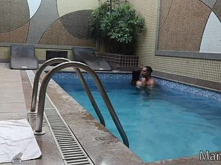 Couldn’t resist and gave my ass and pussy to the director raw before filming!