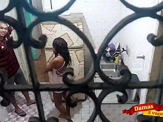 Latina Wife Cheats With Husband's Friend!