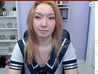 Emily Carson's teasing Skype show with fingering?