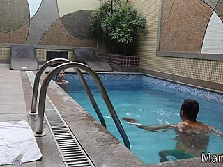 Couldn’t resist and gave my ass and pussy to the director raw before filming!