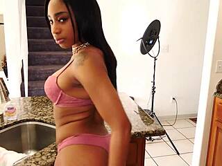 Ltee passionately fucks Lala Ivey's sexy ebony ass with emotion.