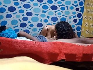 Venezuelan couple enjoys time in rented room