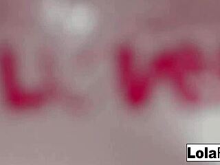 Sexy Lola Nude Solo in Colorful Socks Showing Ass and Pussy