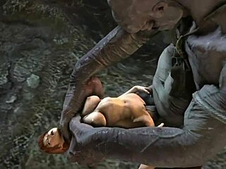 Kunoichi Battles Monsters in Hardcore Version - Med94