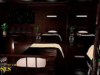 Exploring the black market room in Imvu's rain forest lodge